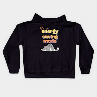 Energy Saving mode Kids Hoodie